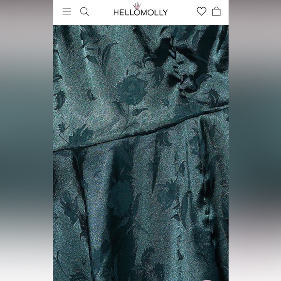 Hello Molly Breaking Hearts Dress in Emerald Green - Picture 5 of 12